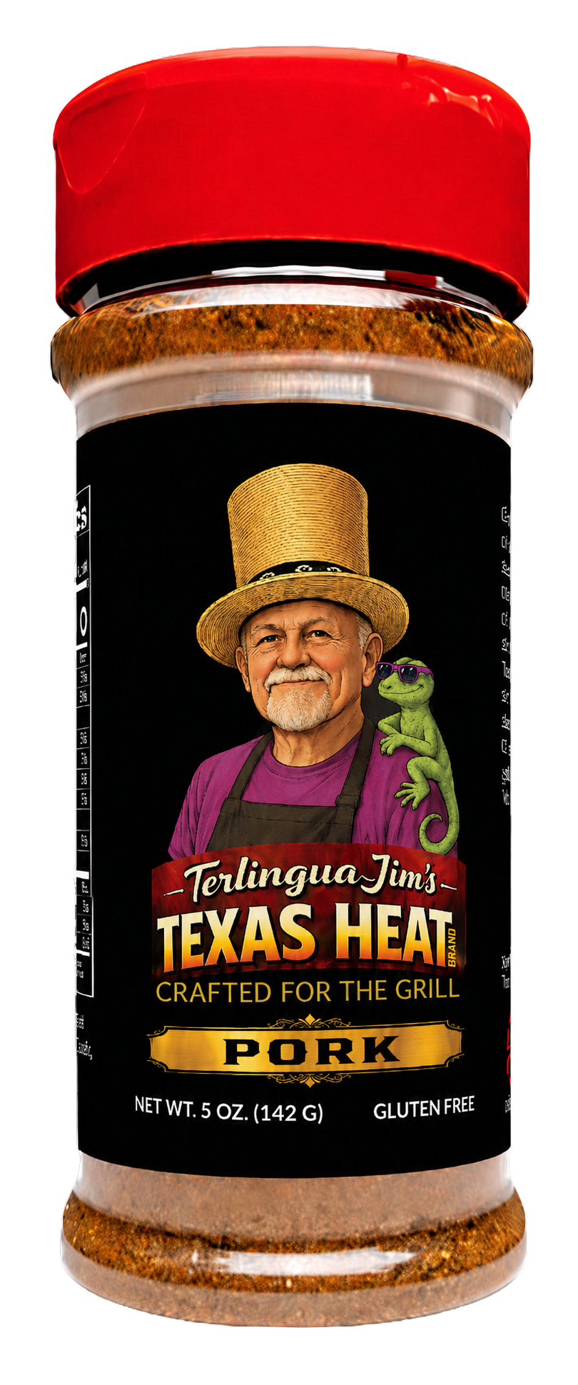 Terlingua Jim's Texas Heat Pork Rub - 5 oz.