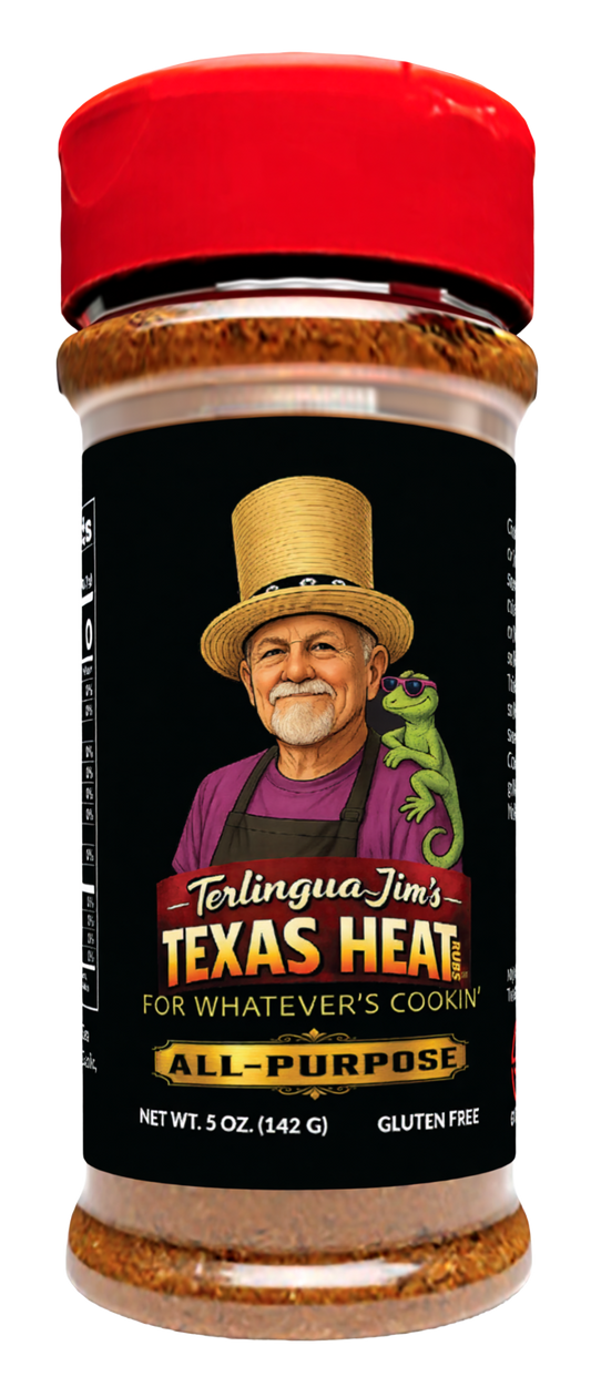 Terlingia Jim's Texas Heat - All-Purpose Rub - 5 oz.