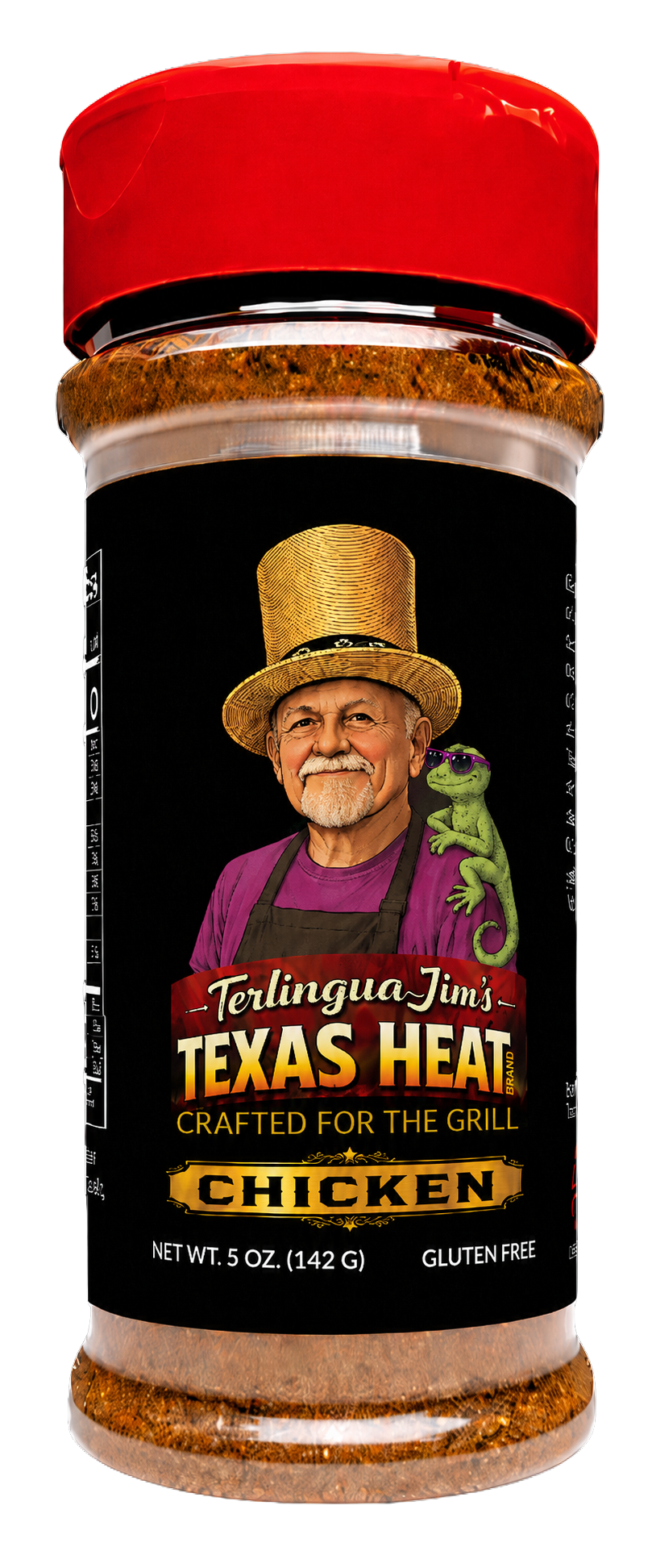 Terlingua Jim's Texas Heat Chicken Rub - 5 oz.